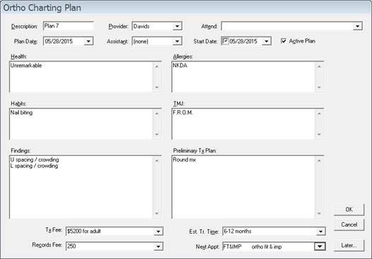 New Ortho Plan with info